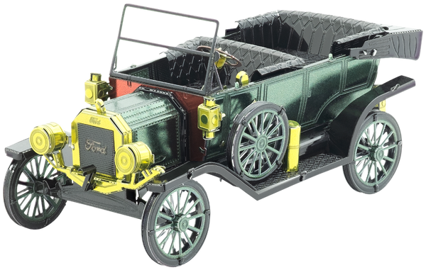 Metal Model Kits Metal Earth 3D Laser Cut Model Kit - 1908 Ford Model T Car, Fascinations Brand, 2 Sheets 3D Metal Puzzle Car - Foto 9