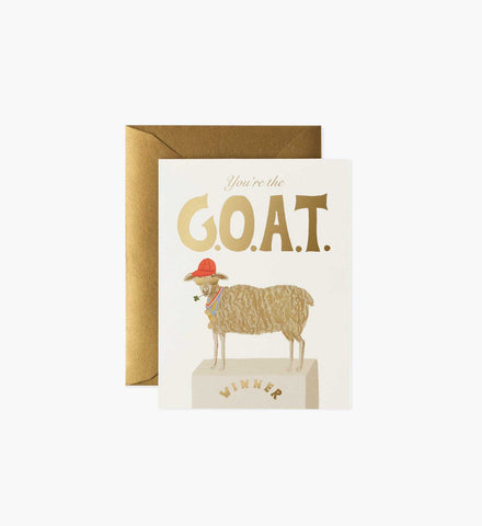 G.O.A.T. Card