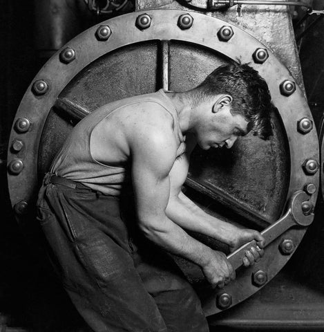 Powerhouse Mechanic Postcard