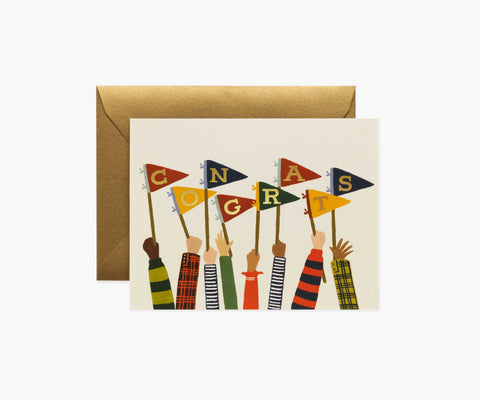 Congrats Pennant Card