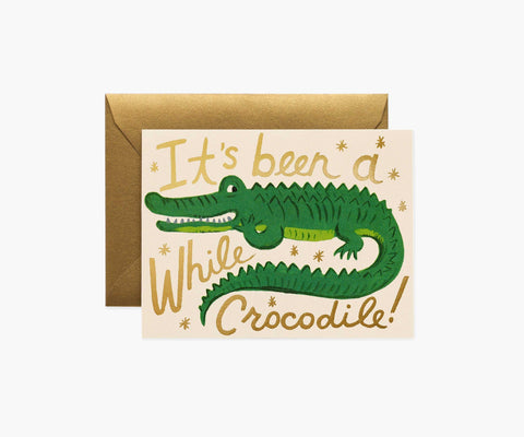 Crocodile Card