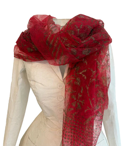 Isabelle DeBorchgrave Paper Scarf