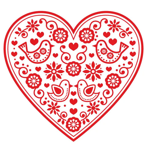 Rosemaling Sticker