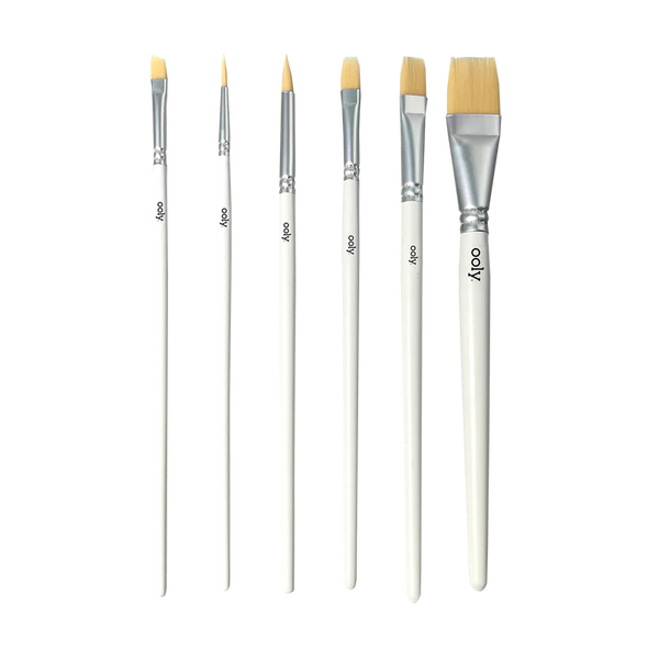 Chroma Blends Watercolor Paint Brushes - Set of 6